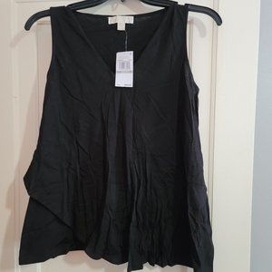 Michael Kors Sleeveless Black Tank